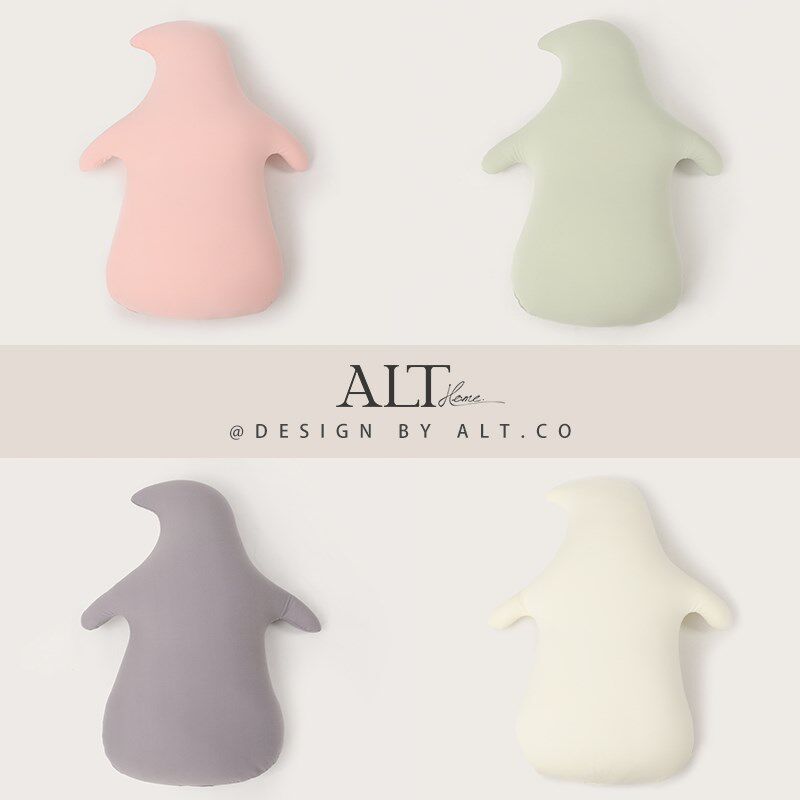 a类睡觉抱枕企鹅长条枕头女生专用侧睡夹腿大人男生款靠枕可拆洗