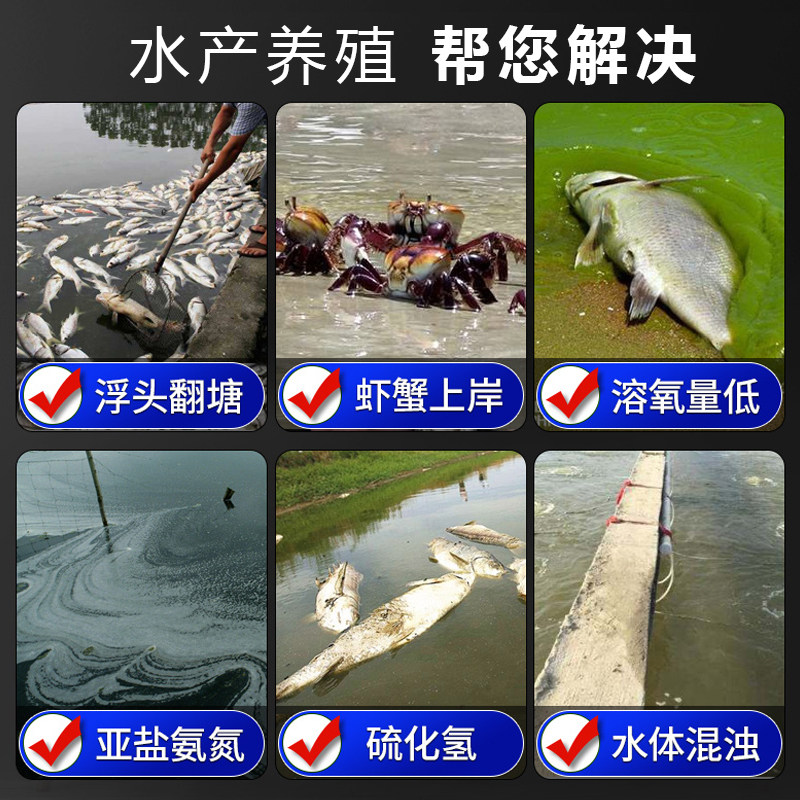 增氧颗粒水产养殖鱼塘缺氧虾蟹塘粒粒氧垂钓鱼打窝增氧片过碳酸钠