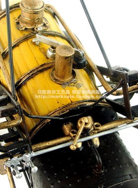 复古铁皮火车模型摆件 1829年旅行者号蒸汽机车-精细收藏版 礼物