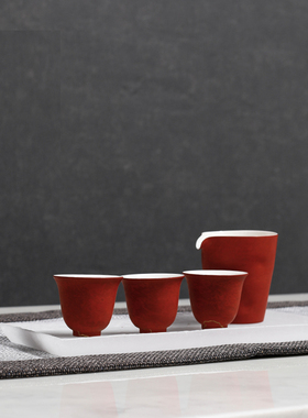 新中式陶瓷花瓶餐桌茶具套餐组合摆件客厅茶几样板房家居软装饰品