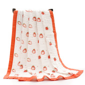 新生婴儿浴巾初生纯棉纱布宝宝儿童洗澡浴巾六层盖毯包被6层柔软