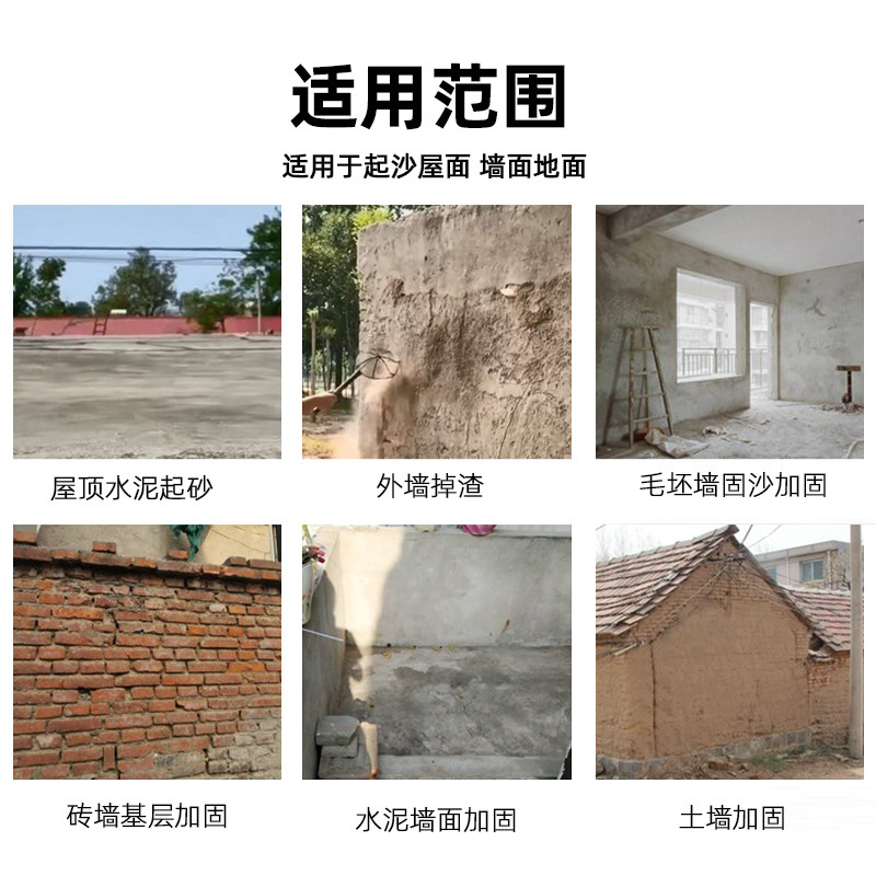 河南龙濮G05固沙剂纳米防水材料g05水泥地墙面房顶起沙反沙克星噗