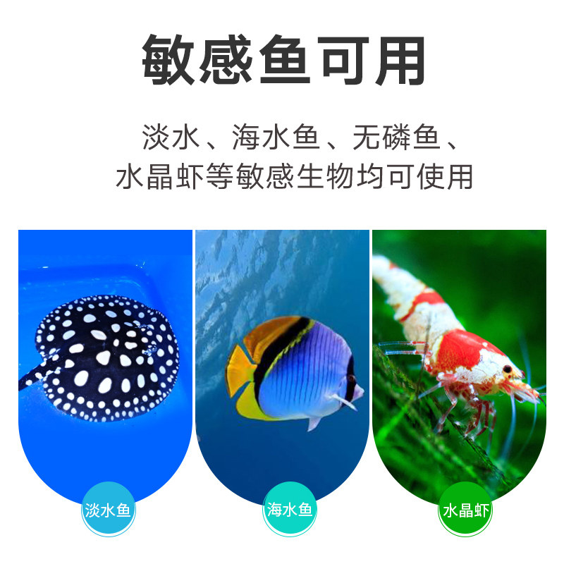 观赏鱼烂尾烂身烂肉万能鱼病金鱼药杀菌剂锦鲤鱼缸热带鱼药消毒