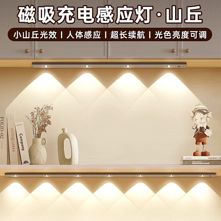 人体感应充电自粘玄关鞋柜灯带图片