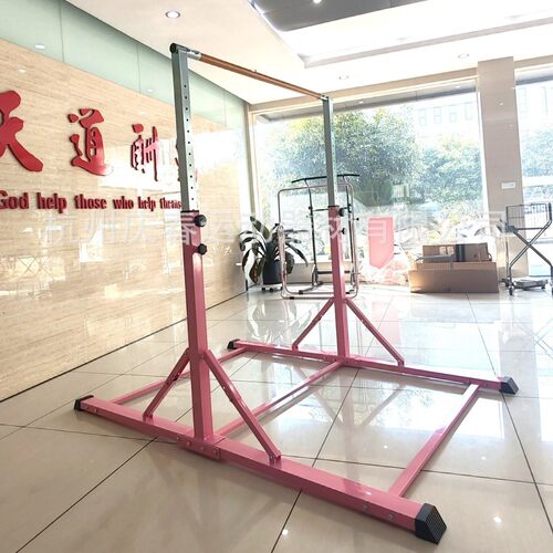 欧美热销可折叠室内单杠家用移动健身器材儿童体操用品可调节引体