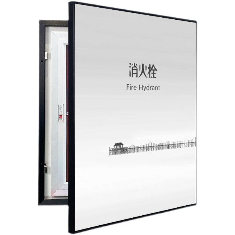网红做消防栓遮挡装饰画盖开关门遮电表箱消火栓消火箱消定防箱电