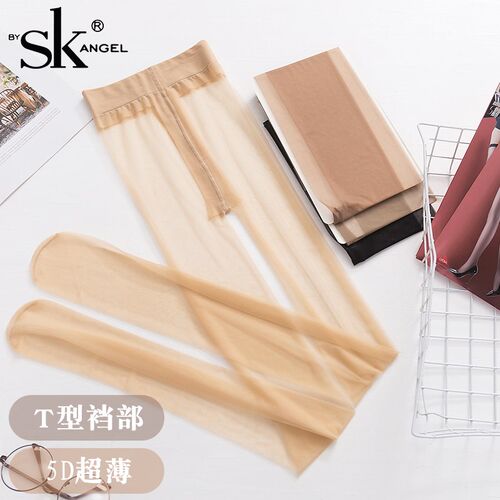SK8909黑金传奇肉黑色5d丝袜超薄款性感女隐形全透明薄款脚尖无痕