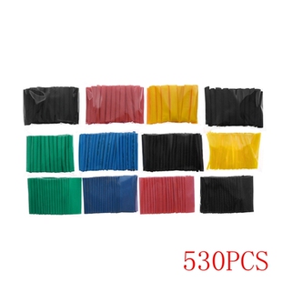 热缩管328/140/127/530PCS热缩管组合套管 电工胶布绝缘收缩 环保