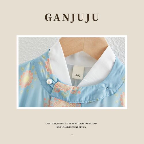 唐制圆领袍男童汉服春秋款2024新款宝宝儿童古装男孩春秋季薄款