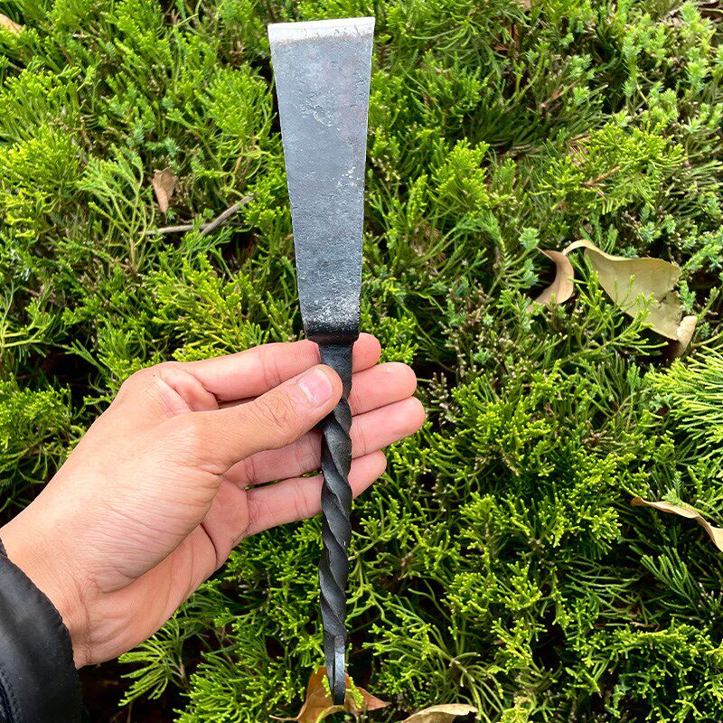 王氏老铁匠手工锻打便携挖菜铲菜锄草种菜移苗松土挖野菜拧花小铲