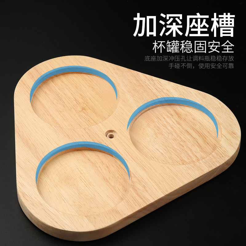 调料组合套装收纳盒勺盖一体调味罐玻璃盐糖味精三件套防潮调味盒
