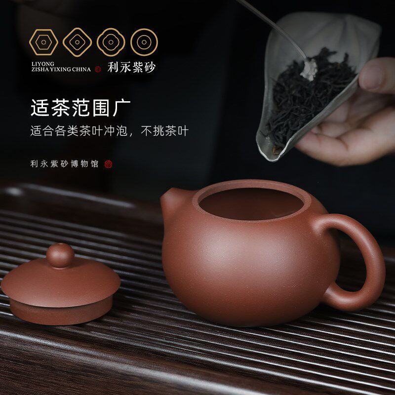 百年利永 宜兴原矿纯手工紫砂壶家用泡茶壶茶具套装功夫茶具西施