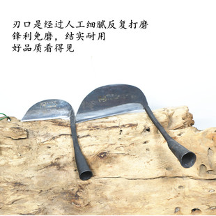 割韭菜专用小镰刀小号割刀子除草月牙锄迷你家用工具挖野菜蔬菜刀