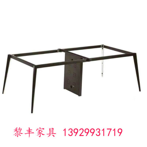 办公家具桌脚会议桌腿电脑职员支架简约长条工作台铁架餐台脚定制