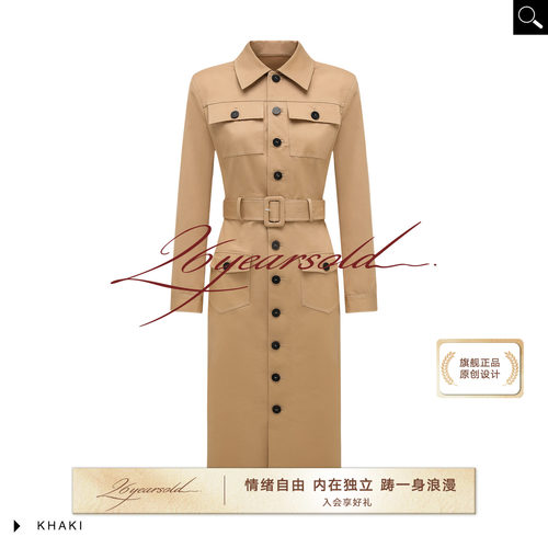 早秋经济上行的美工装修身连衣裙