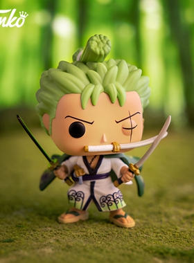 Funko海贼王索隆三刀流和之国航海王手办公仔周边摆件礼物