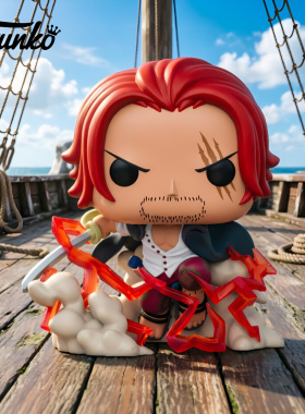 Funko海贼王四皇红发香克斯 航海王日漫手办周边摆件公仔礼物