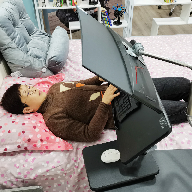 包邮床边电脑桌床上电脑桌升降桌懒人桌电脑桌家用移动办公电脑桌