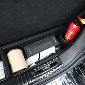 专用宝骏悦也车内饰后备箱储物盒收纳箱带盖子后尾置物箱改装 配件