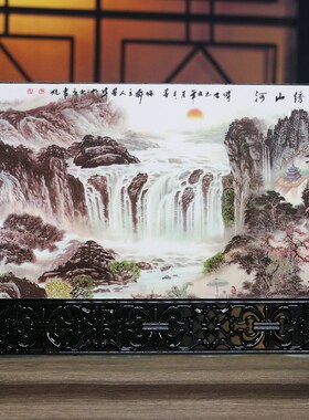 漆器小台屏书桌摆件 家居小屏风 中国风特色礼品工艺品送老外礼物