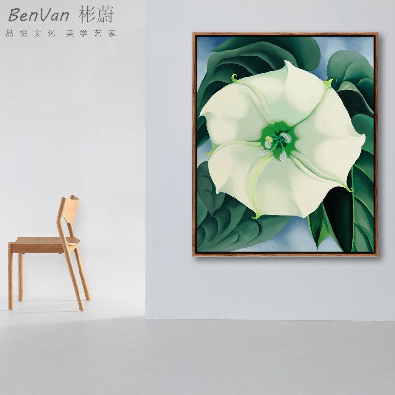 欧姬芙油画玄关客厅美式卧室酒吧简约民宿绿植花卉装饰画餐厅定做