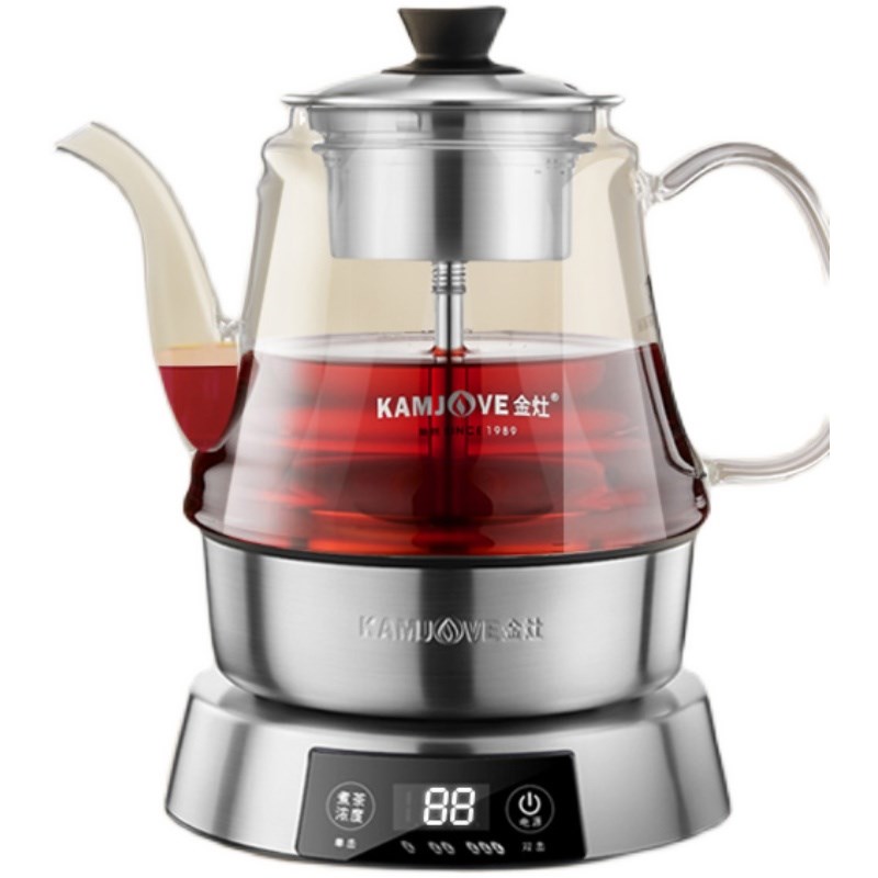 金灶E85煮茶器蒸汽喷淋煮茶壶玻璃电茶壶电热水壶养生壶保温家用