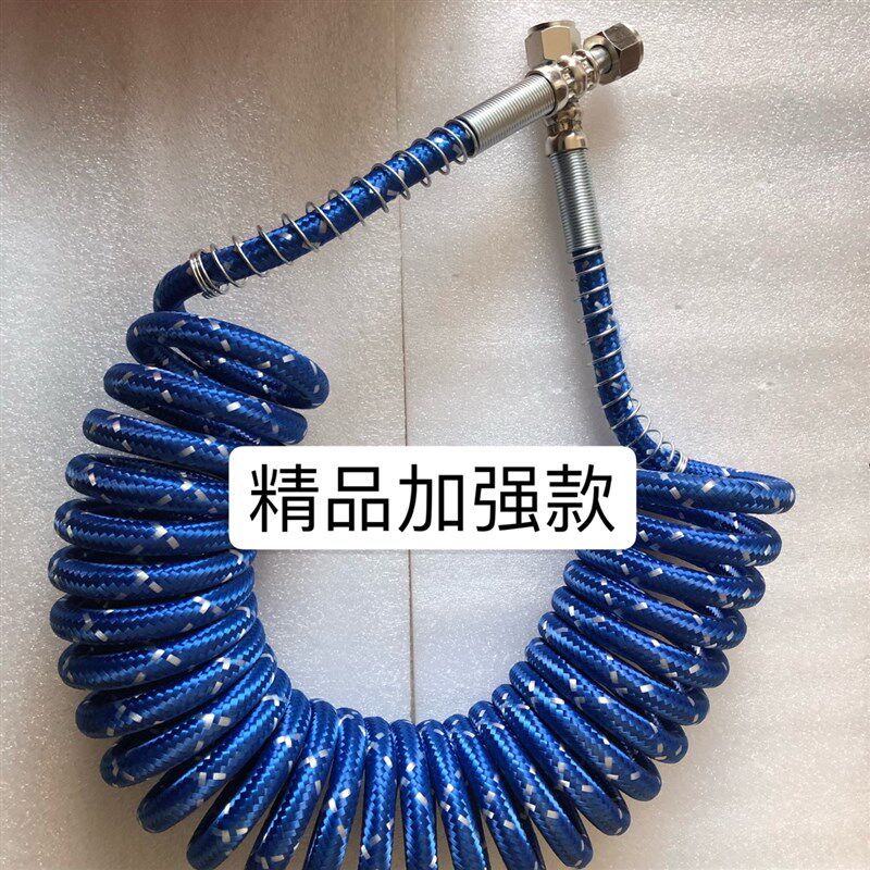 挂车气管螺旋管刹车气管半挂车货车弹簧管双层防爆PU挂车管配件
