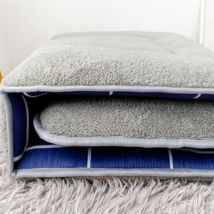 加厚床垫宿舍学生单人90x190软垫被褥子1.5 榻榻米垫单人床羊羔绒