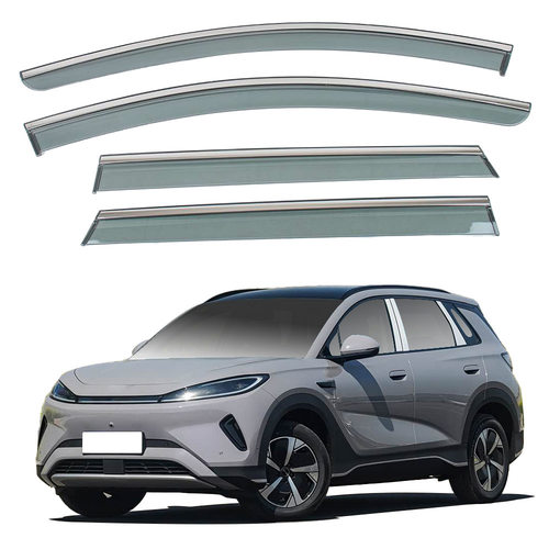 适用于比亚迪海狮05EV25款专用车窗带亮条晴雨挡侧窗导流