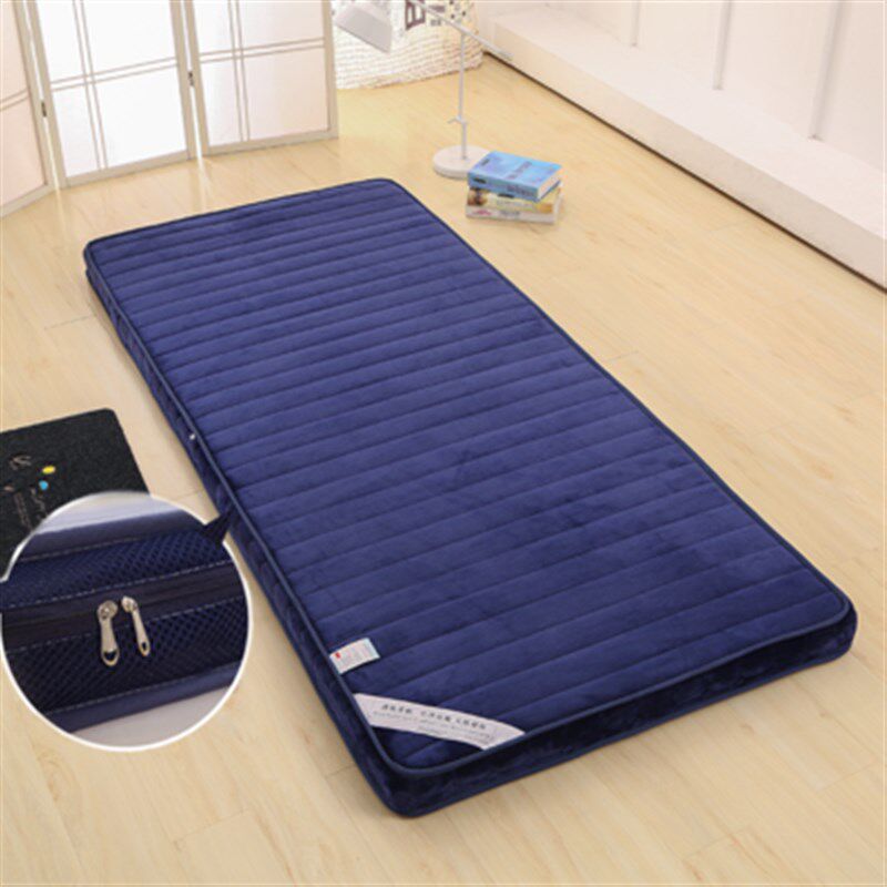 1单人1.0加厚折叠0.9m床垫被90cm学生0.8宿舍2五5床褥子一米二1.9