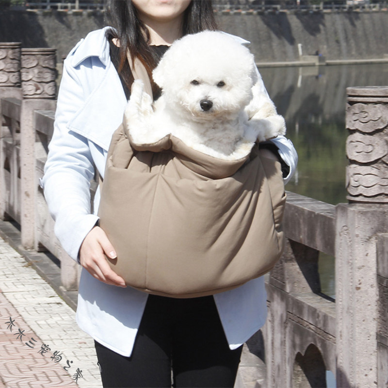 猫包狗包泰迪胸前外带包保暖双肩包撸猫包猫咪小型犬外出便携背包
