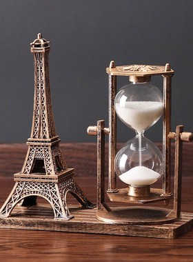 伦敦眼摩天轮沙漏创意学生礼物复古怀旧家居装饰摆件男女生日礼物