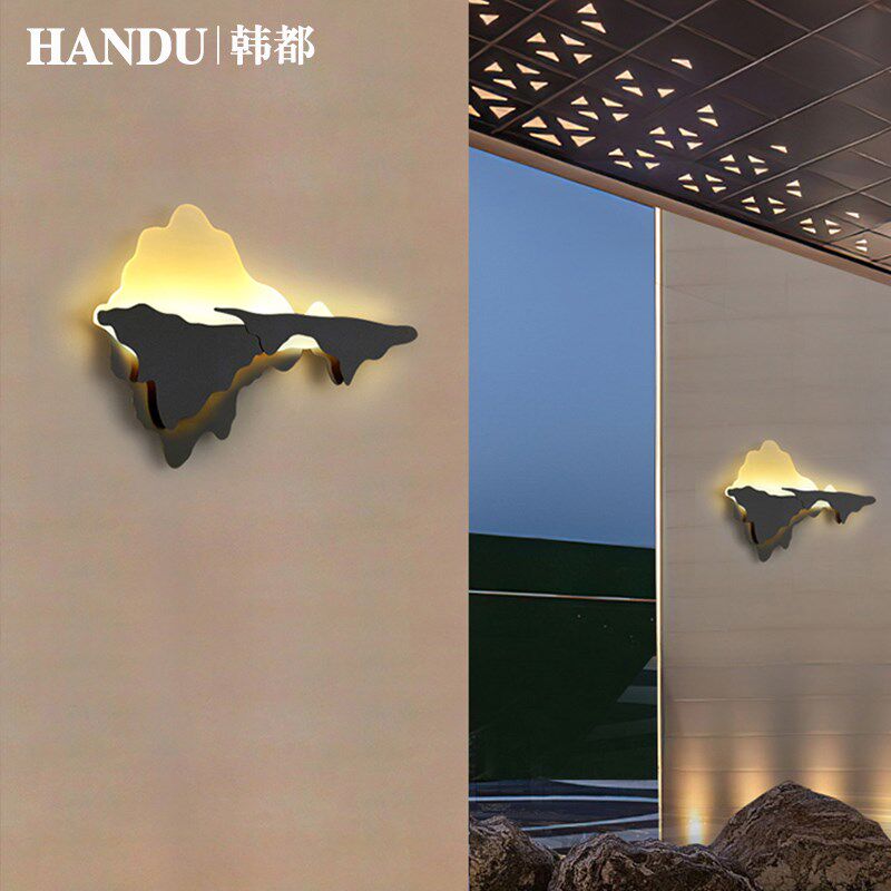 新中式户外壁灯庭院灯别墅大门壁灯外墙灯室外壁灯玄关灯院墙壁灯
