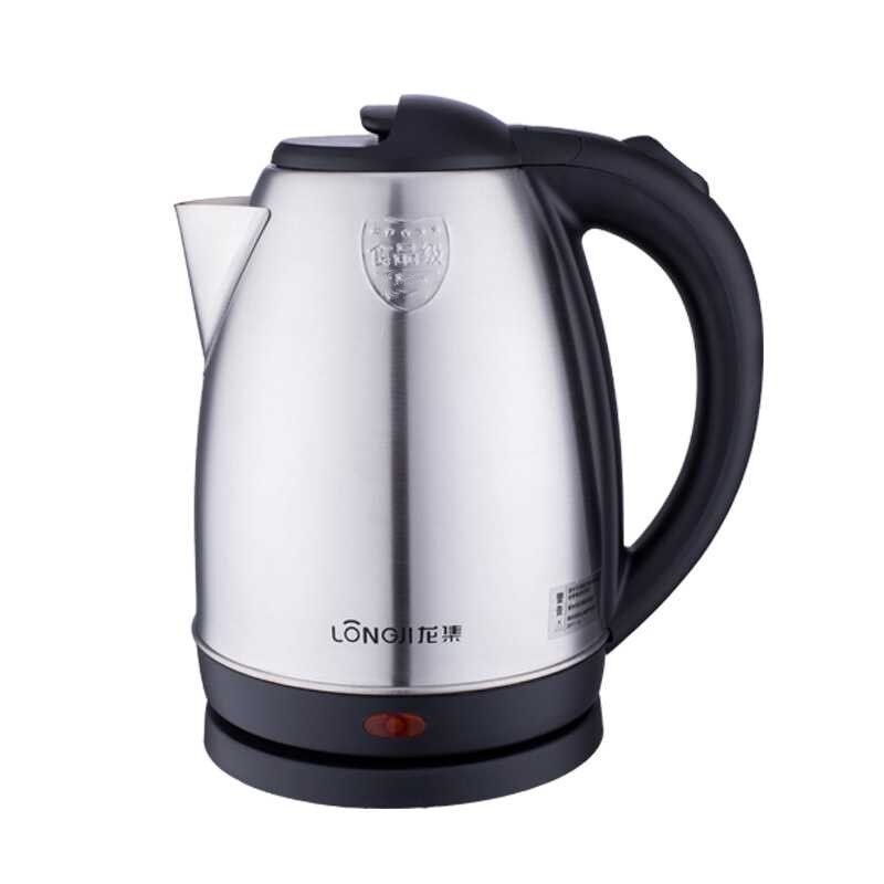 龙集LJ8811不锈钢电热水壶加厚静音开水壶1500W1.8L食品接触快速