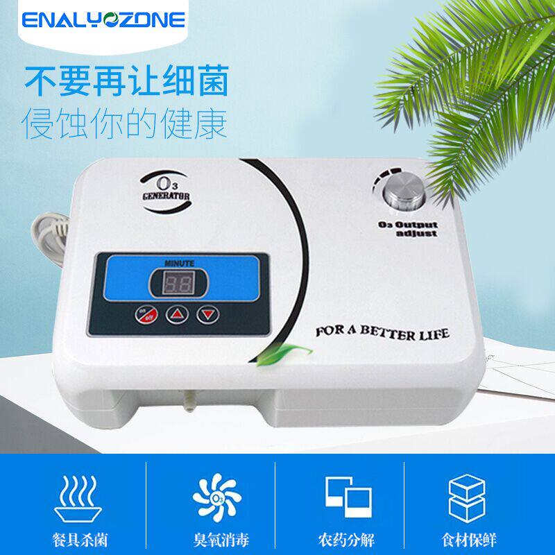 精品臭氧发生器多功能活氧机家用清洗降农残清洗果蔬机300AT
