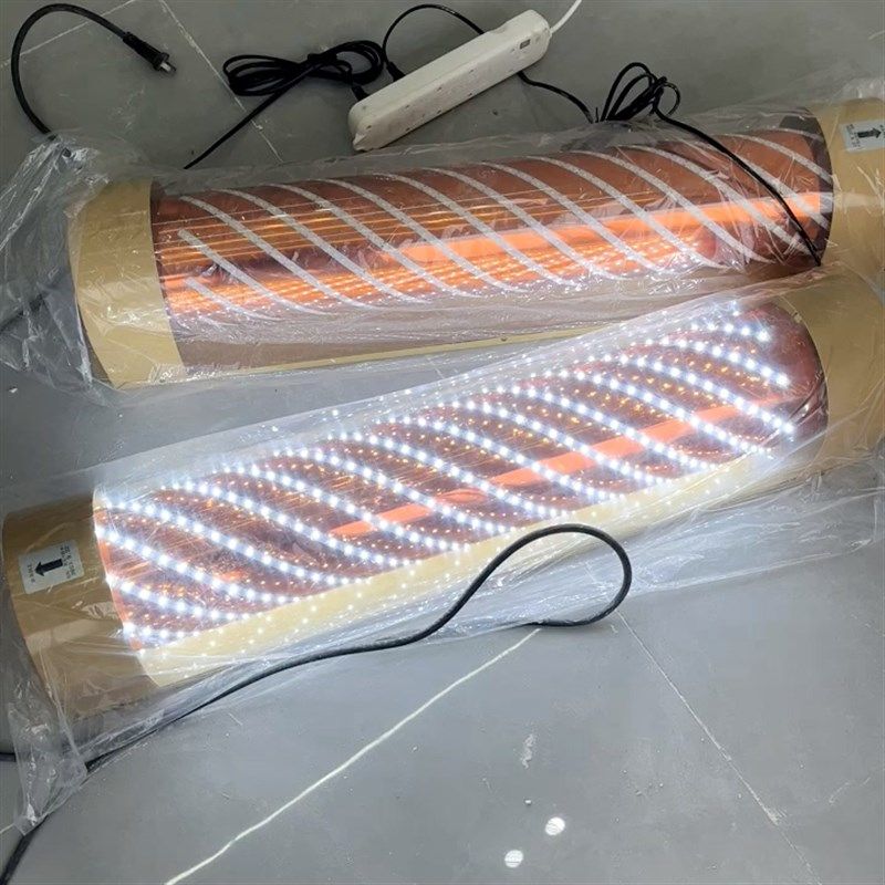 白色美发转灯LED发廊转灯理发店标志灯箱灯新款挂墙户外防水旋转