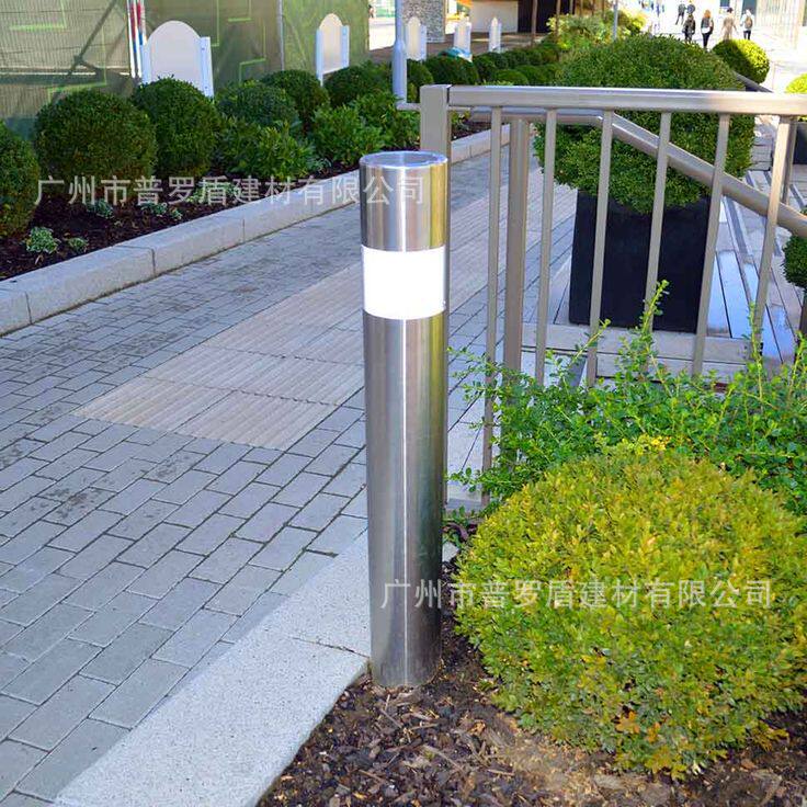 不锈钢警示柱可移动路桩移动桩防撞固定路障预埋停车立柱隔离墩