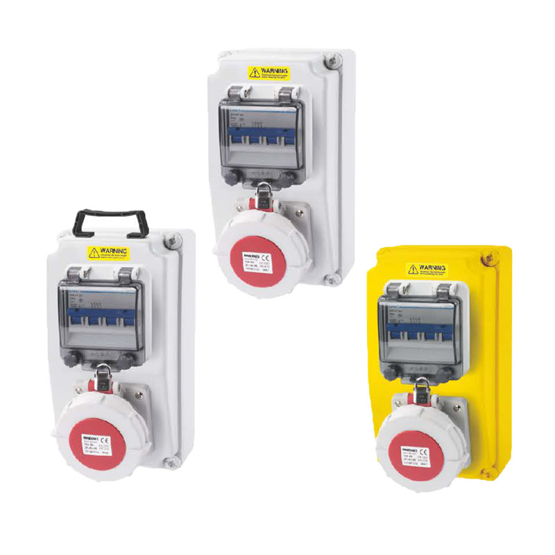 电动汽车充电桩充电箱带窗口动力维修箱防尘防水移动工业插座箱