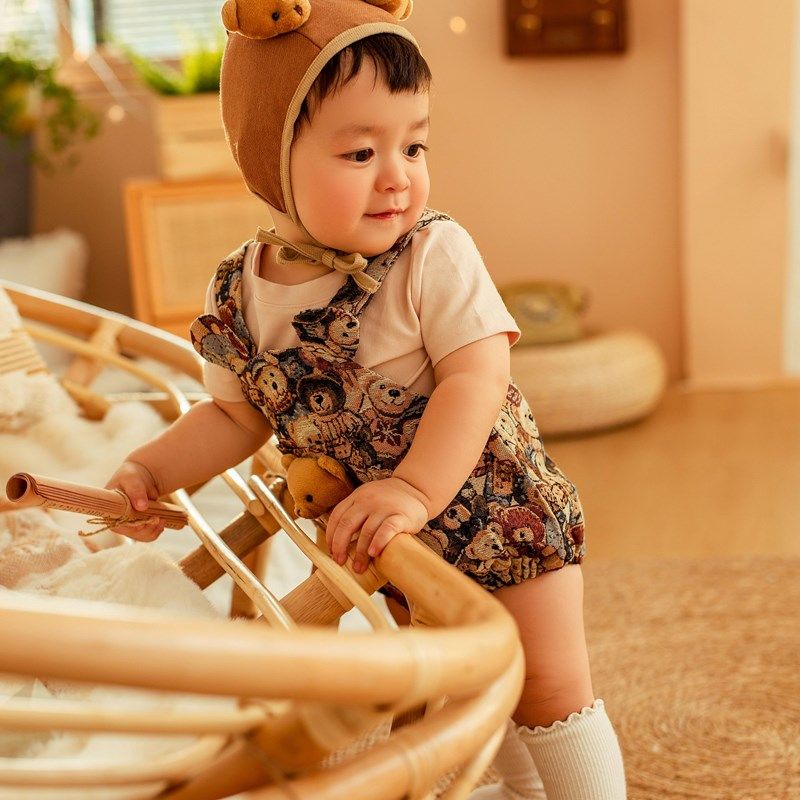 儿童摄影服装百天照婴儿拍照套装周岁照相婴儿装百天宝宝摄影服装