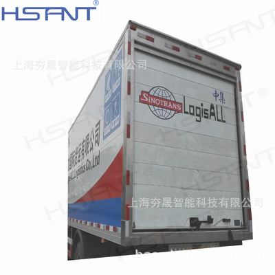 快递车翻板门 货车上推门 可倒车到月台再打开的车用卷帘门10500