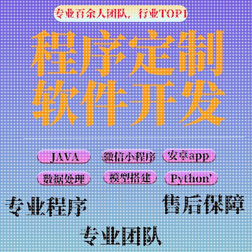 python代编码小程序定制java项目数据分析深度学习代码编写爬虫
