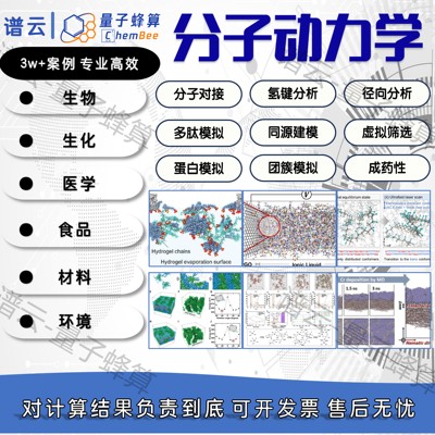 分子动力学模拟 分子对接 lammps md gramacs  ambe mc  虚拟筛选