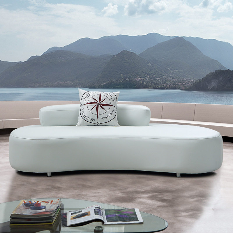 创意沙发简约现代酒店客厅小户型组合个性家具时尚单人三位皮布椅