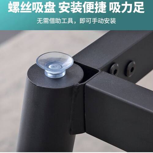 简约岩板桌脚瓷砖桌腿大理石脚架办公桌子支架子茶几金属支撑底座