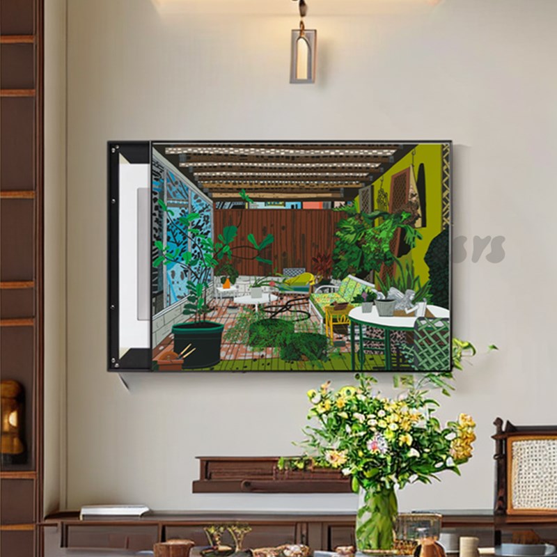 北欧绿植电表箱装饰画客厅餐厅开关遮挡装饰清新风格弱电箱盖定制