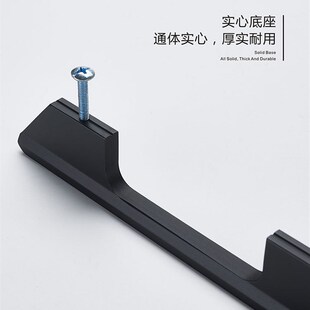 铝合金衣柜门拉手加长一米黑色金色橱柜门抽屉把手定制家具五金件