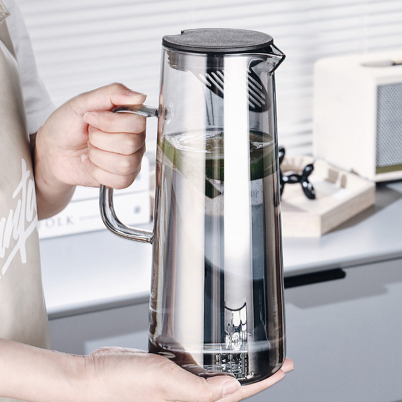 玻璃杯家用高级感耐高温泡绿茶水杯家庭杯子客厅茶杯杯具待客套装图片