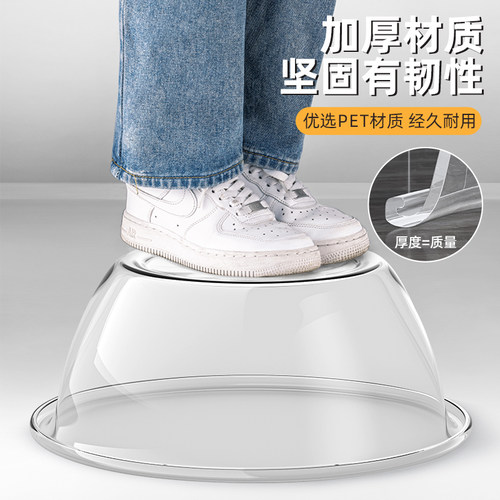 加厚脸盆透明家用食品面盆大号洗衣盆泡脚洗菜塑料婴儿洗澡洗头盆