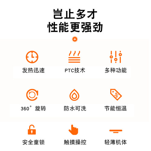 白色暖菜板可旋转家用饭菜保温板带火锅多功能加热板桌面转盘圆形