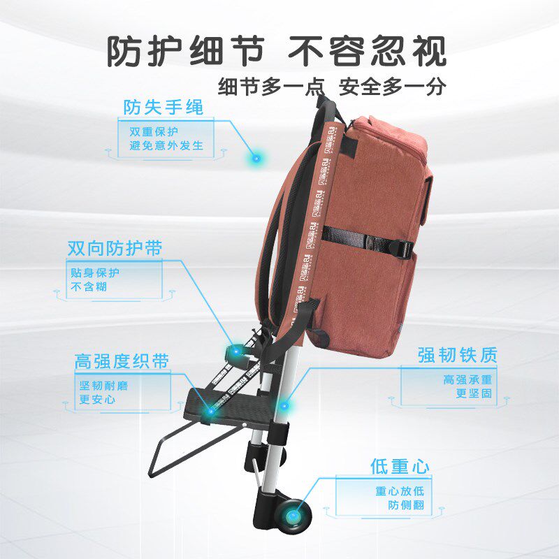 溜溜贝溜娃神器遛娃外出旅行宝宝手推车儿童超轻便可折叠可坐可躺